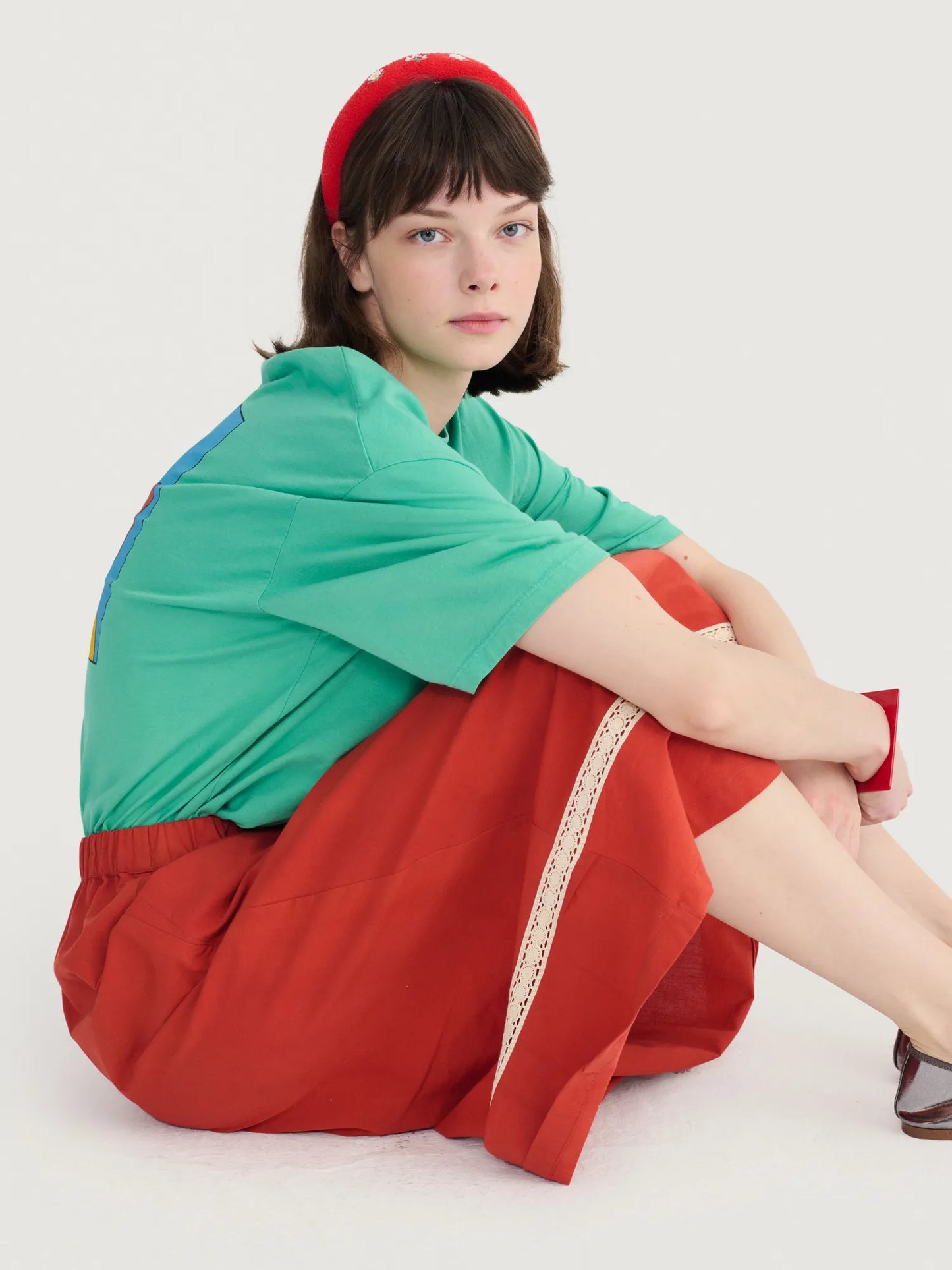 Tea time oversize T-shirt