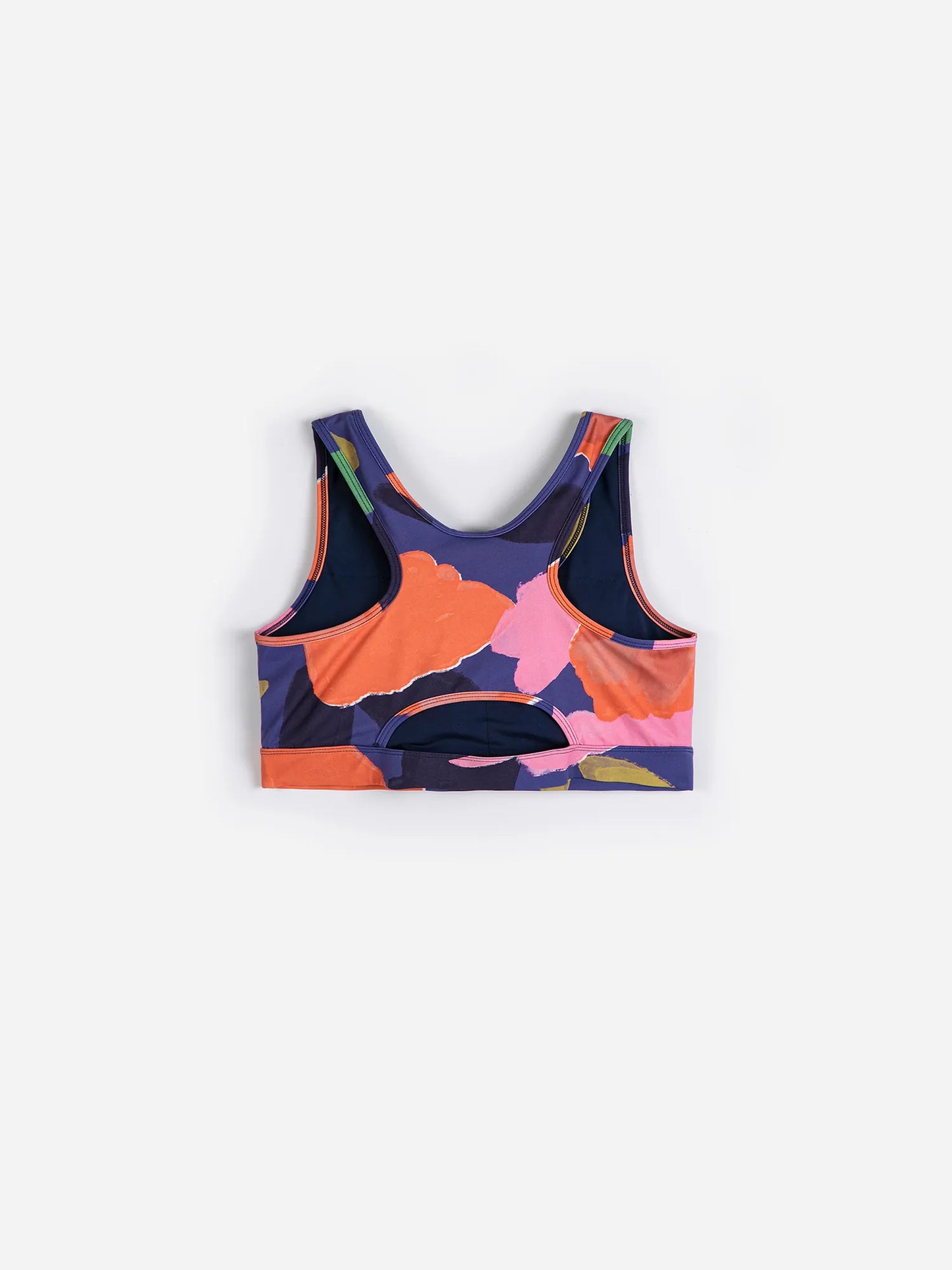 Blooming pattern sporty top
