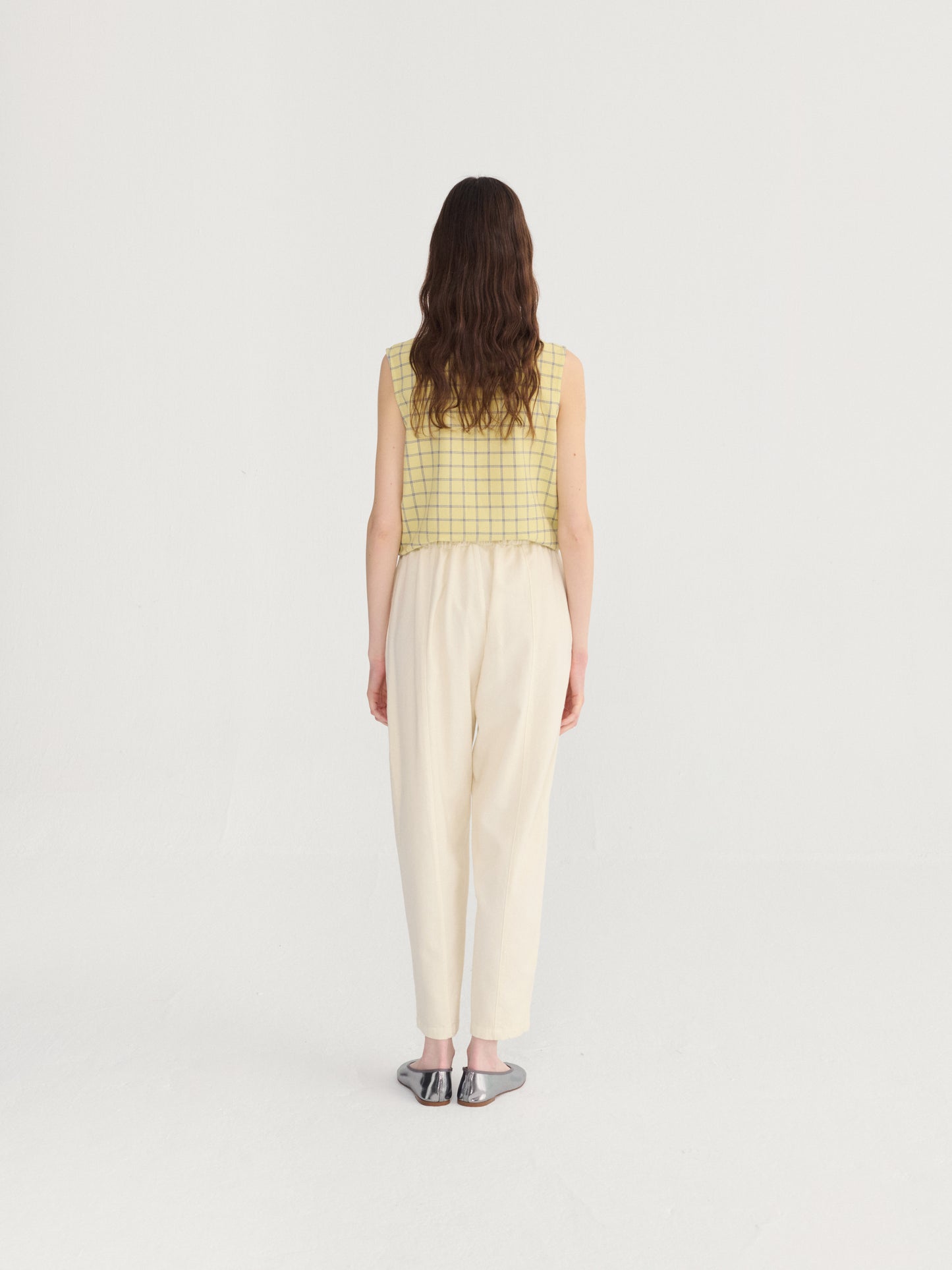 Pantalon cocon écru