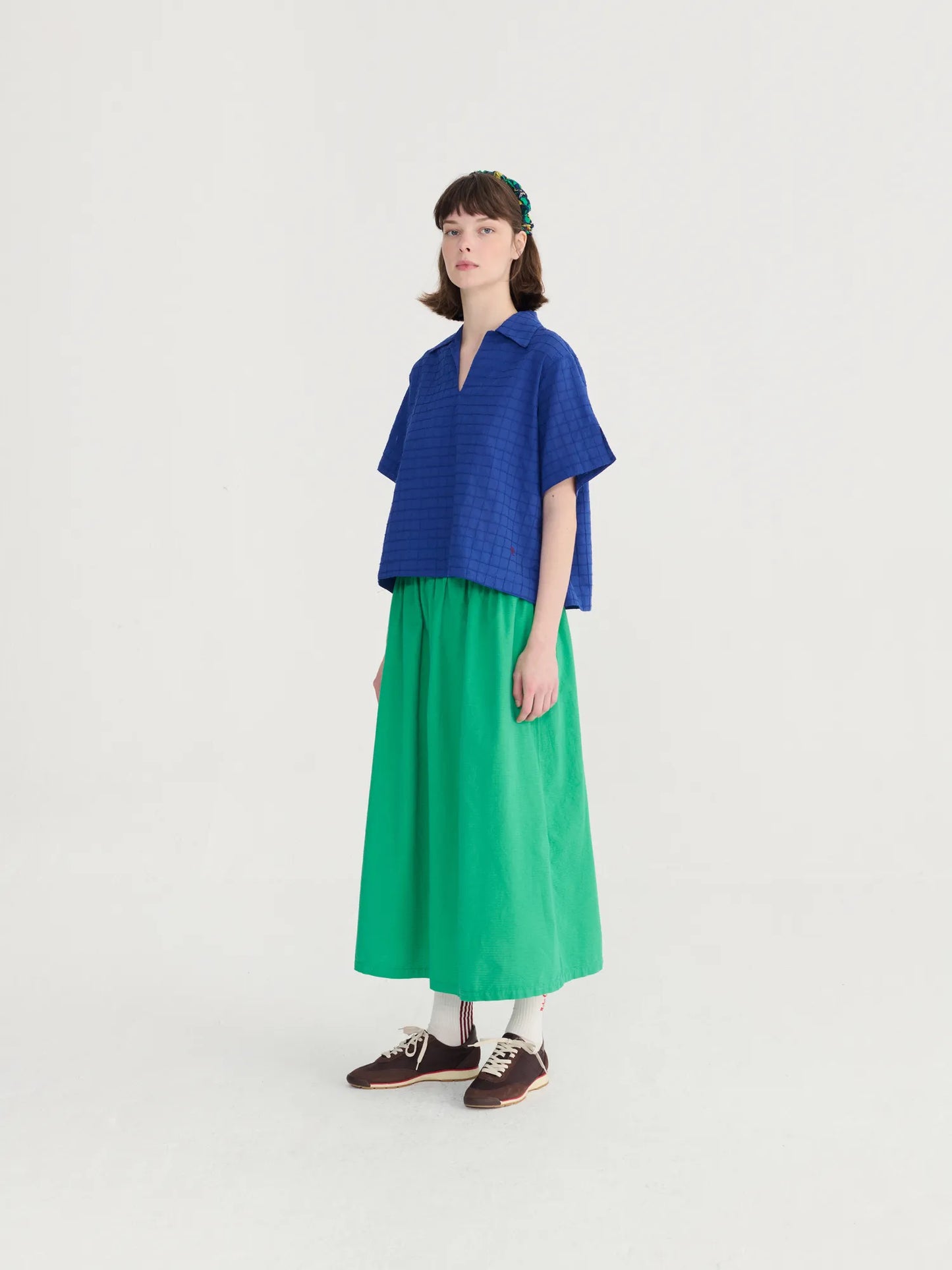 Fantasy cotton straight shirt
