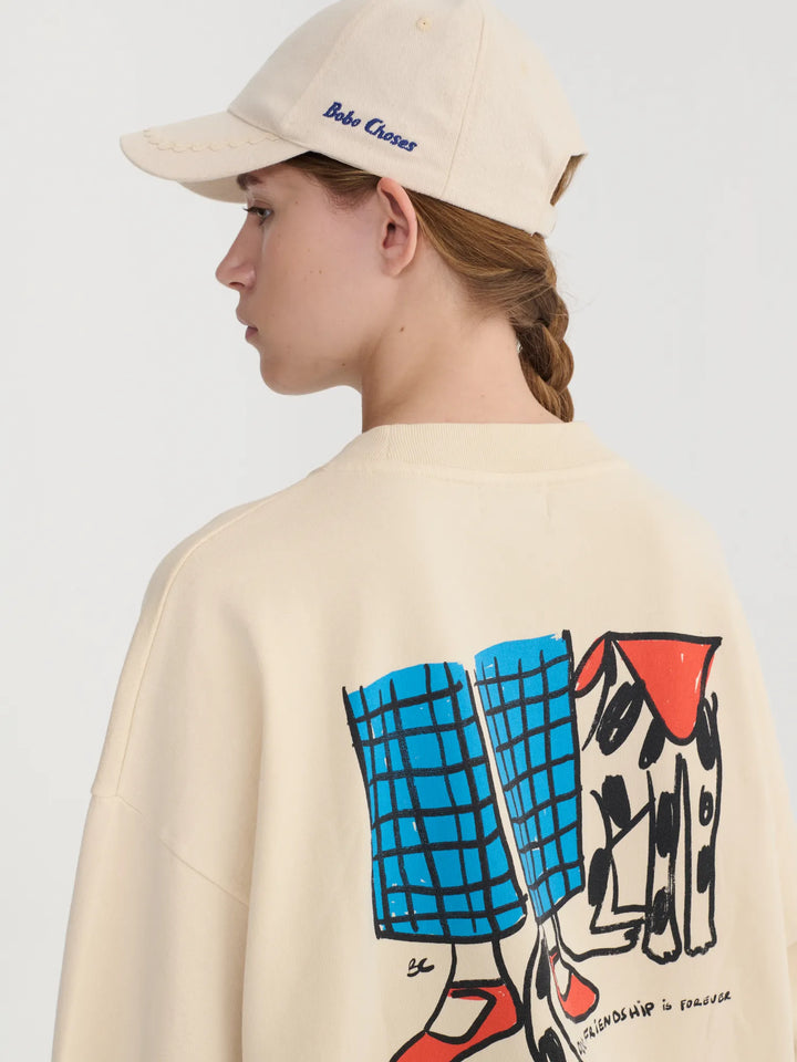 Dog Friendship relaxed sweatshirt