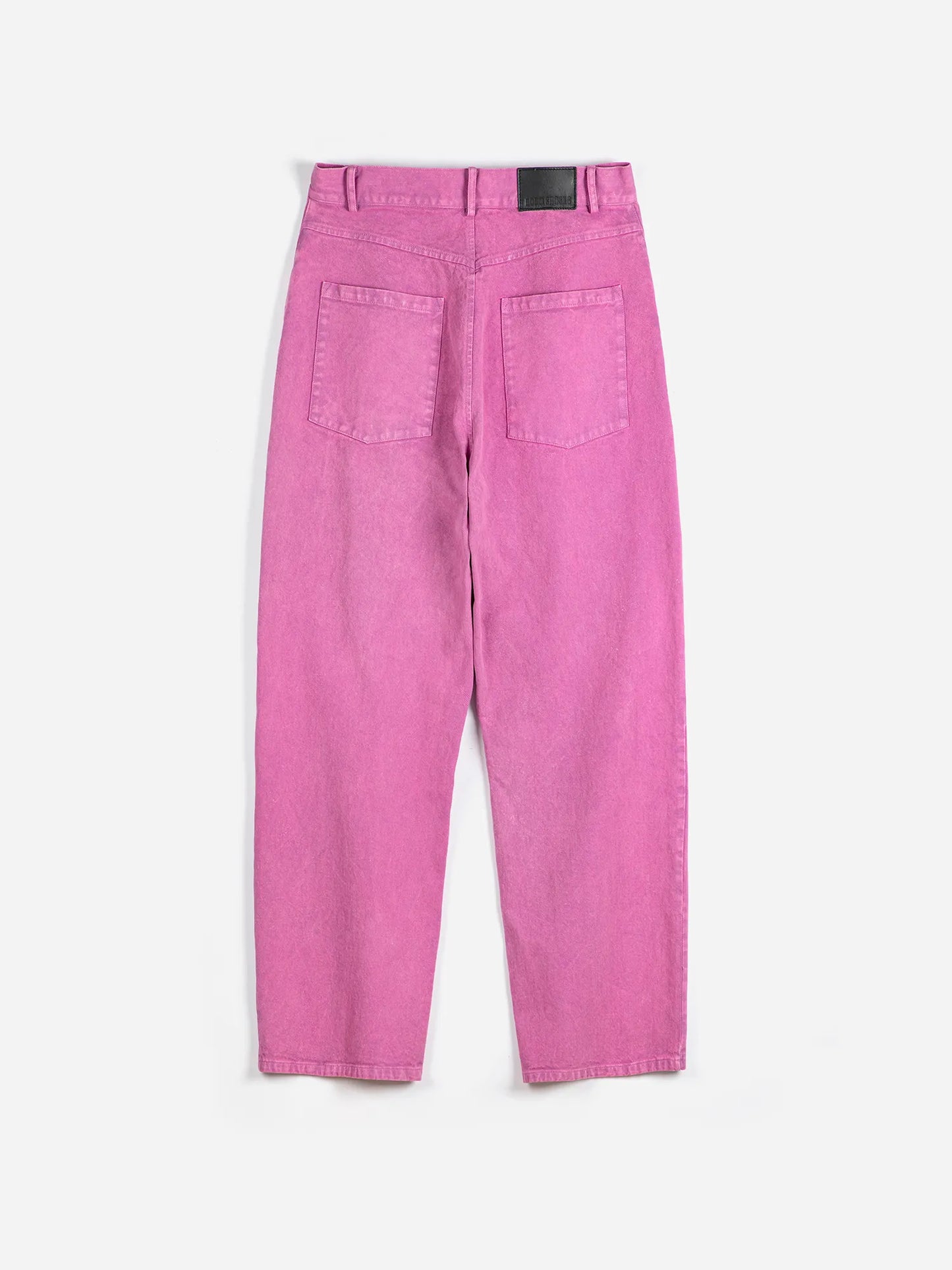Verwaschene Bootcut-Hose aus Twill