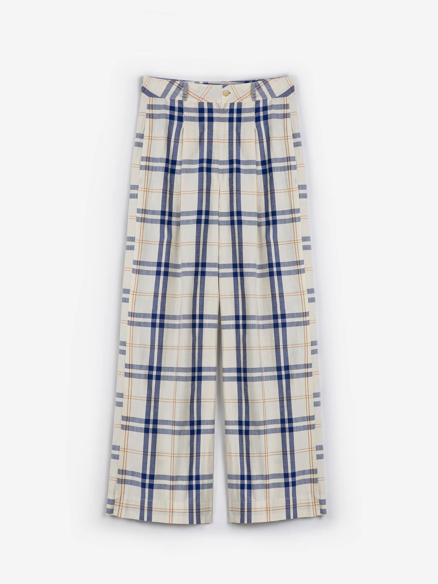 Pantalons ajust ample de sarja Fun Tartan