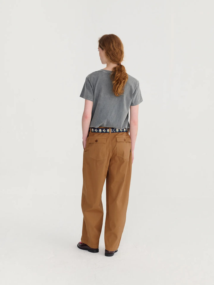 Paper touch coccon pants