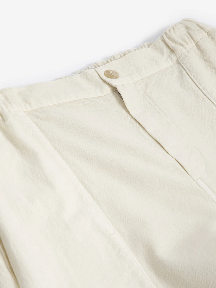 Ecru cocoon pants
