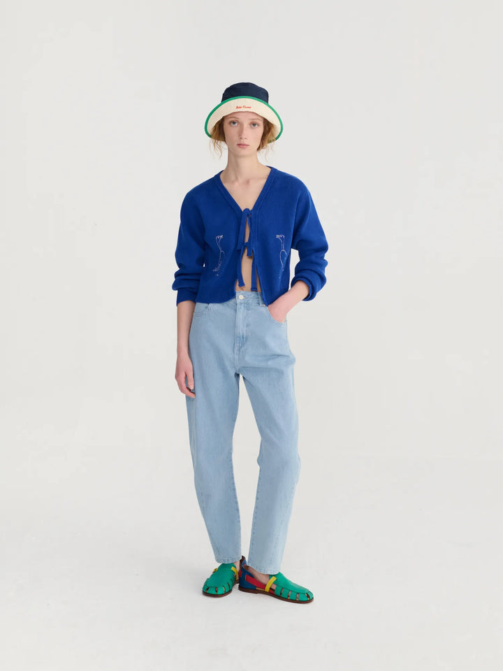 Simple pear high waist jeans