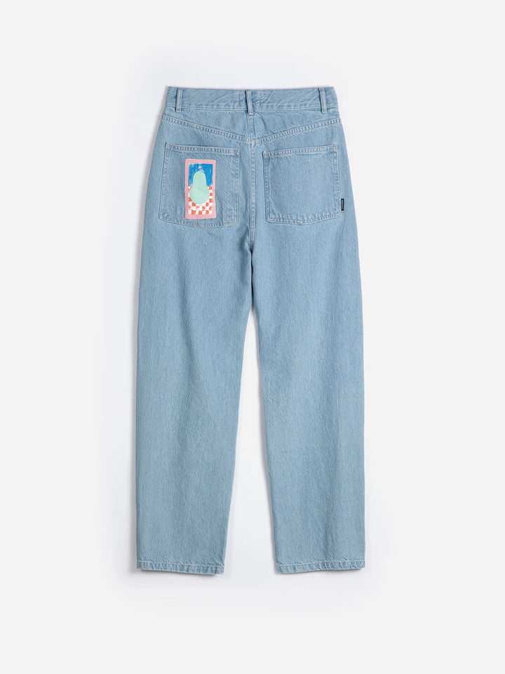 Simple pear high waist jeans