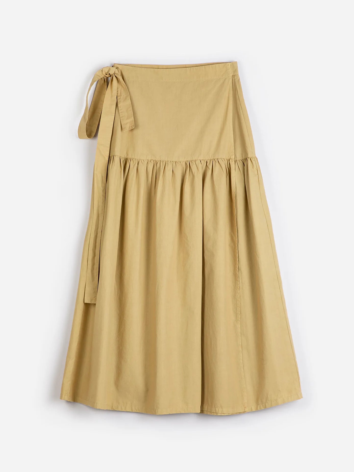 Paper touch wrap skirt