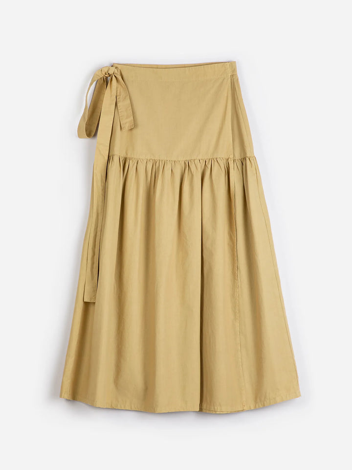 Paper touch wrap skirt