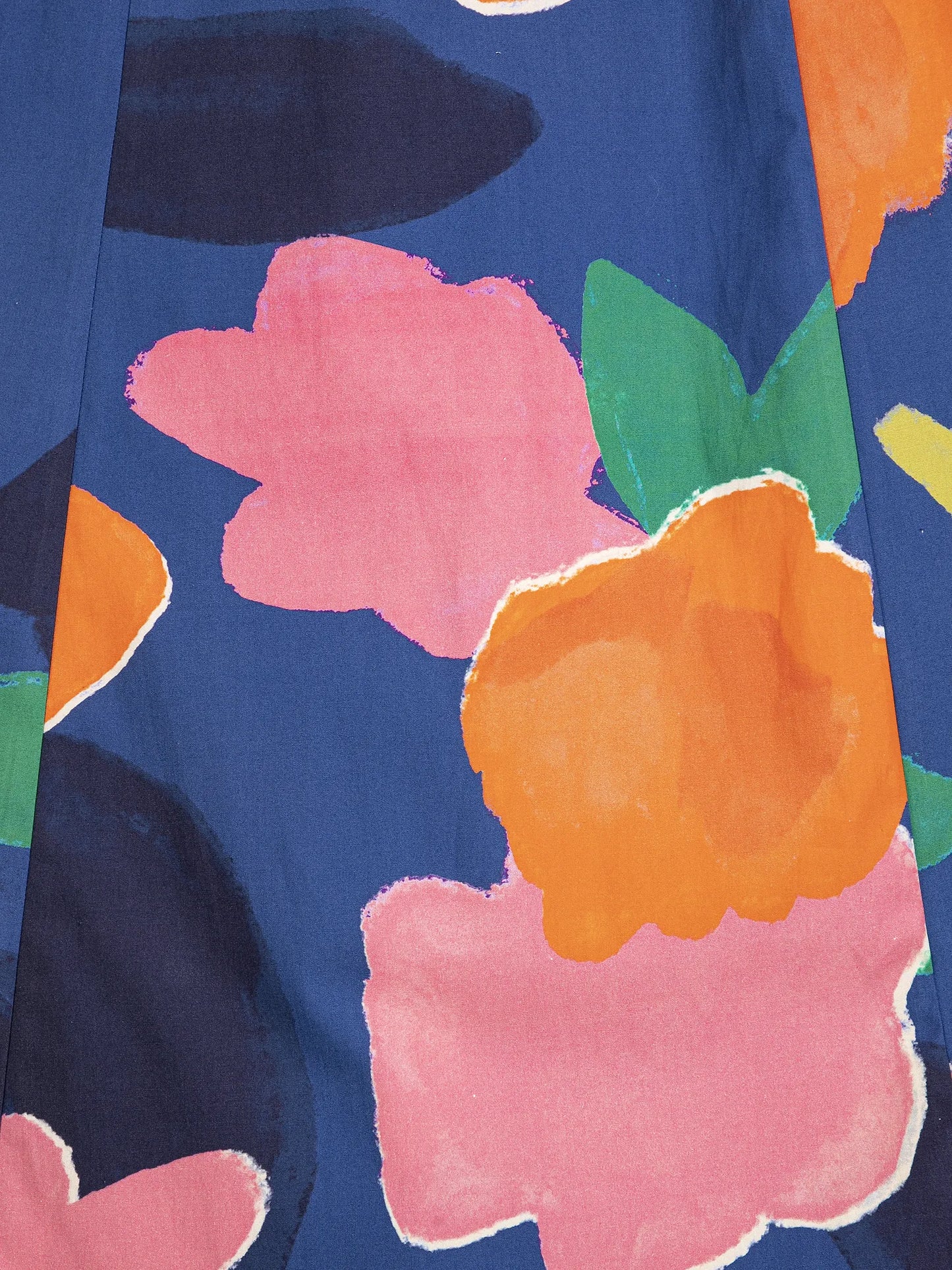 Vestit de màniga bollada estampat Blooming Color