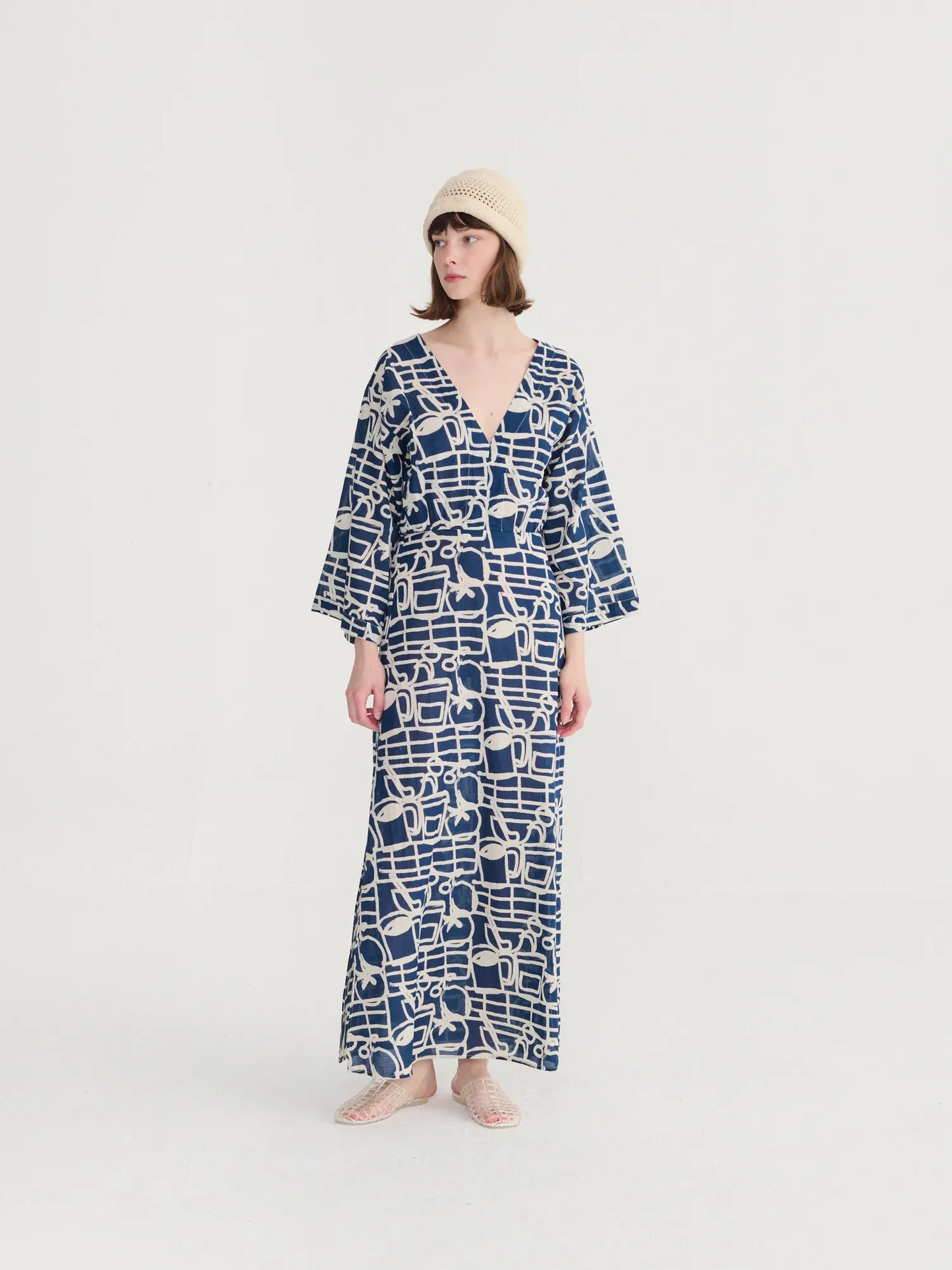 Kleid mit V-Ausschnitt Cookery Festival