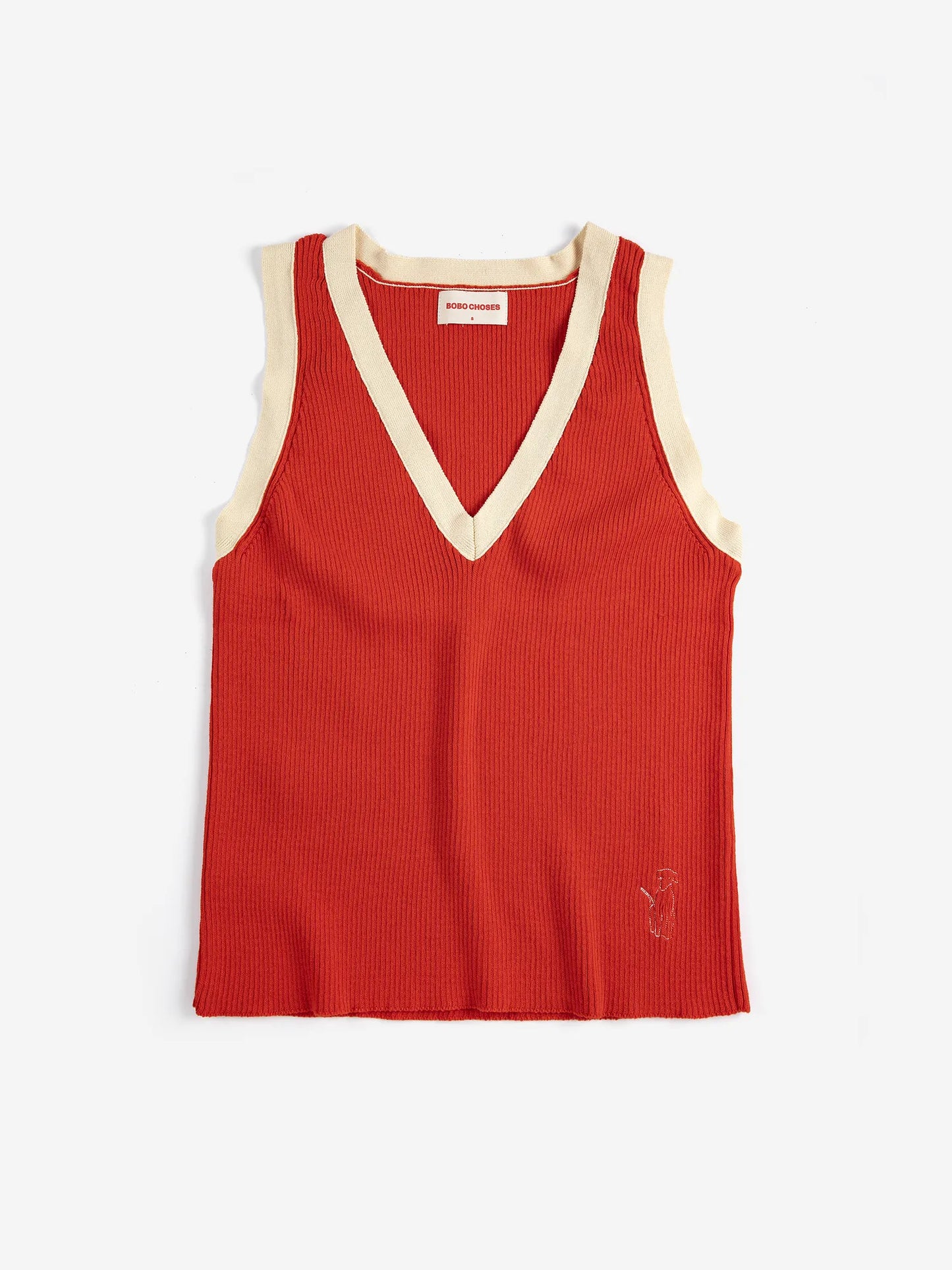 Openwork knitted top