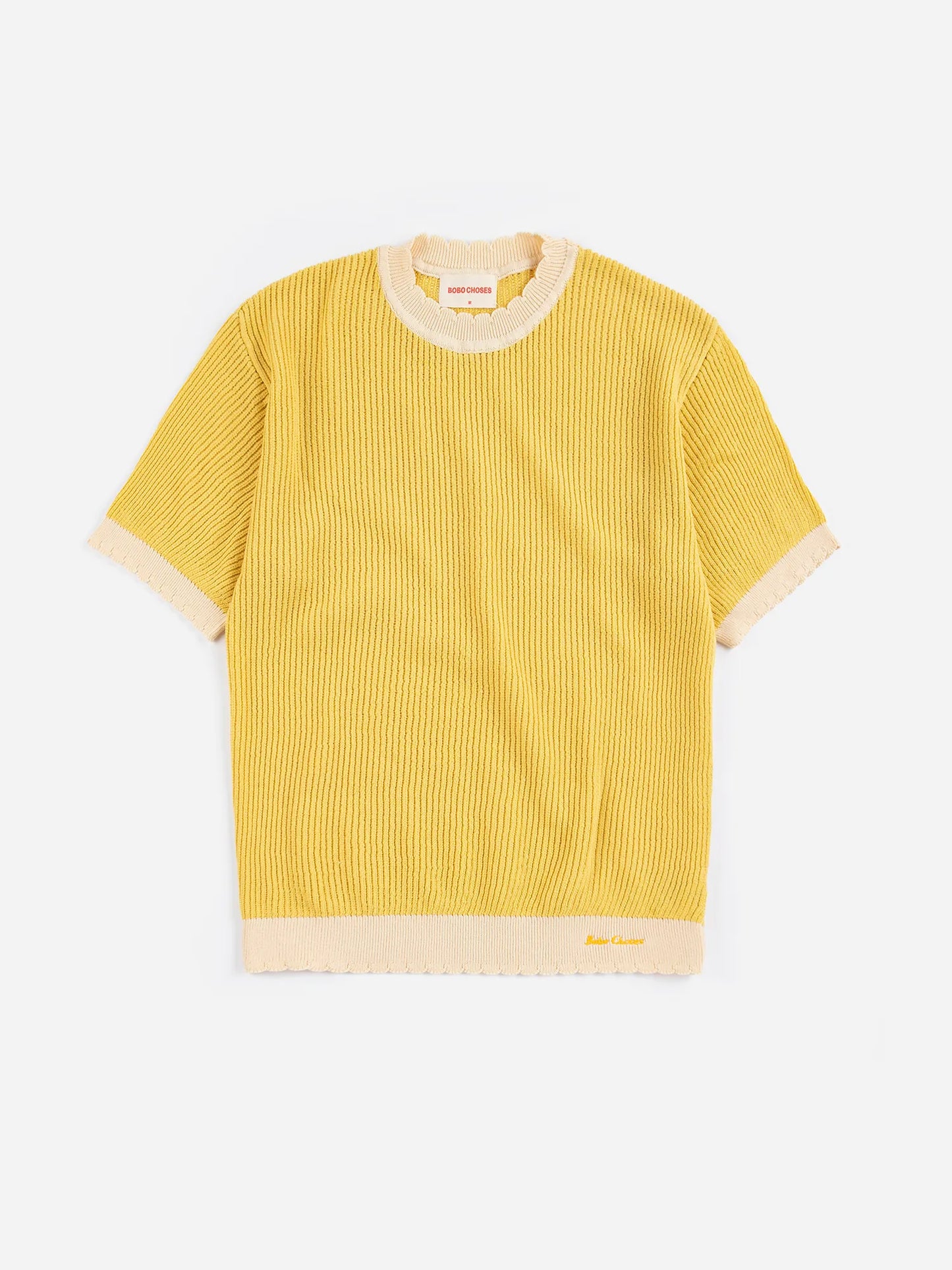 Pull en maille ajourée en coton