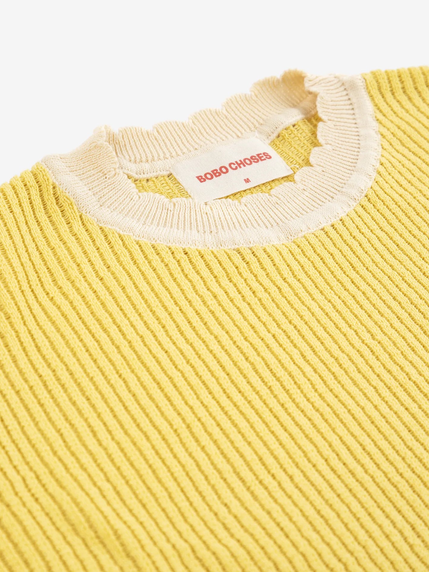 Pull en maille ajourée en coton