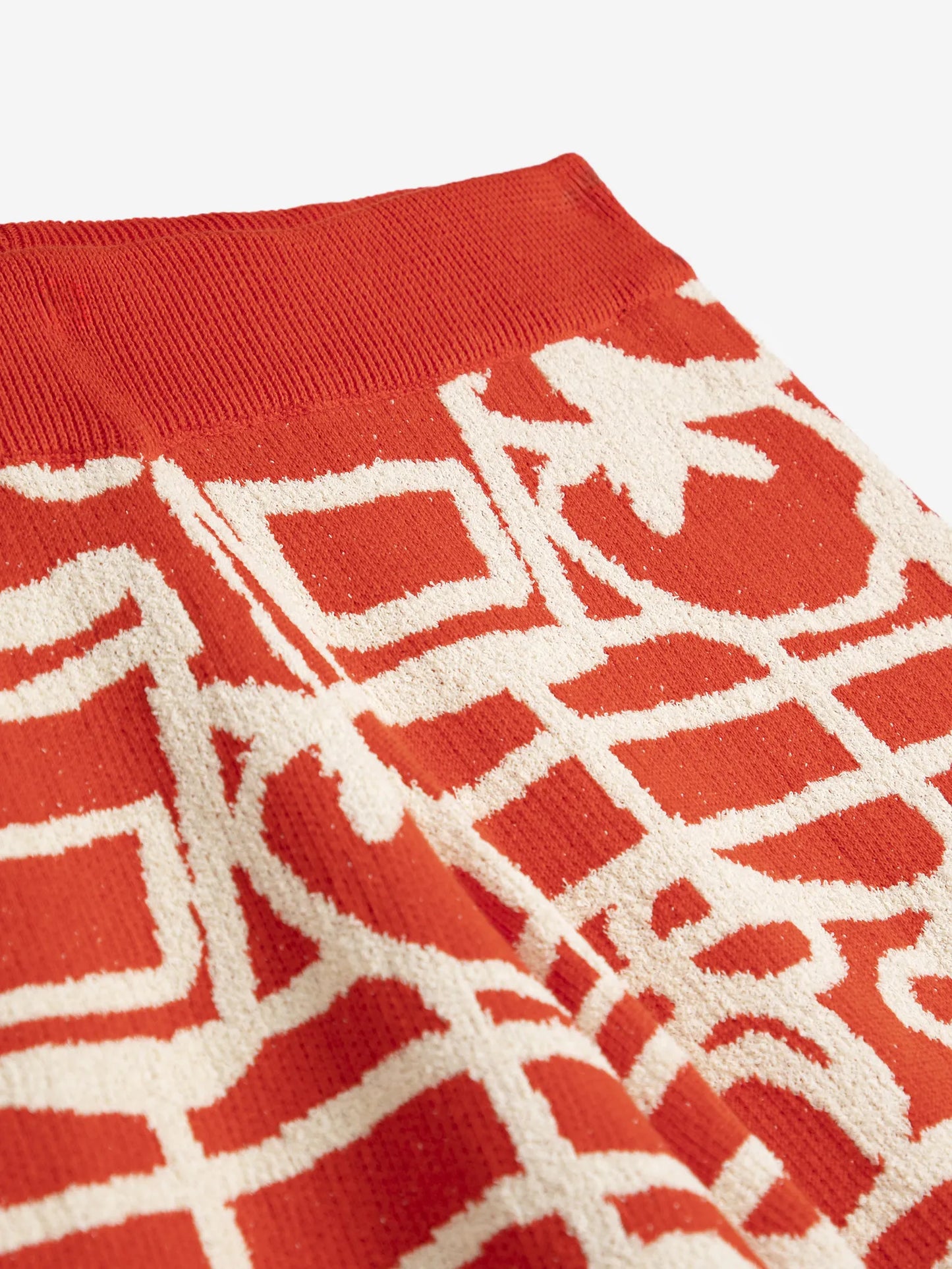 Cookery Festival jacquard knitted trousers