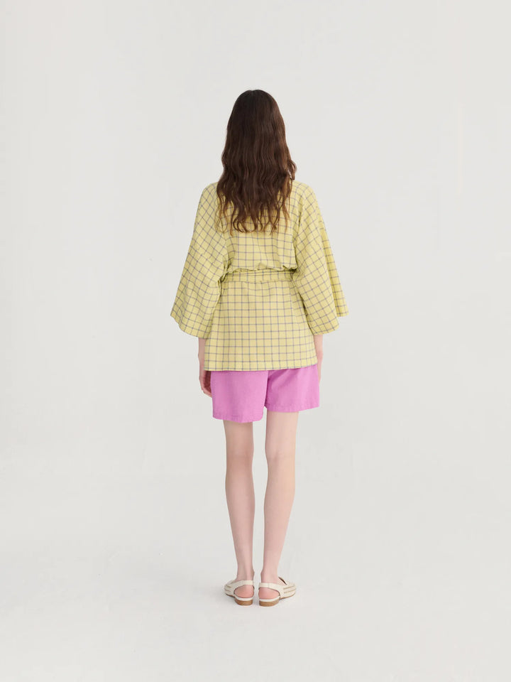 Spicy window bambula crep short kimono
