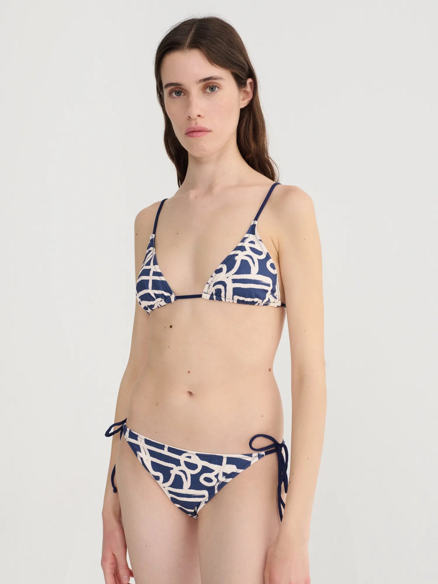 Cookery festival recycled triangle bikini top