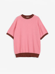 View product Openwork knitted cotton jumper