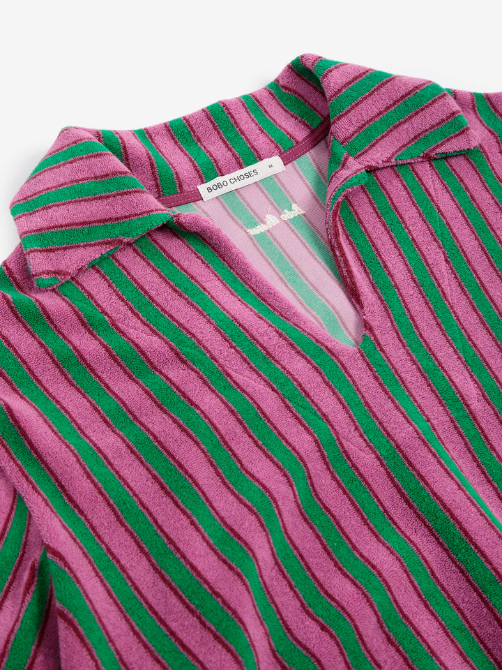 Terry polo shirt