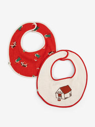 View product Adventure Farm bib set x2