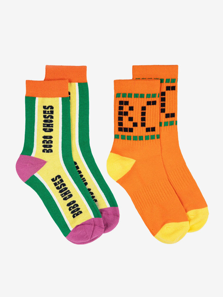 Bobo Choses short socks pack x 2