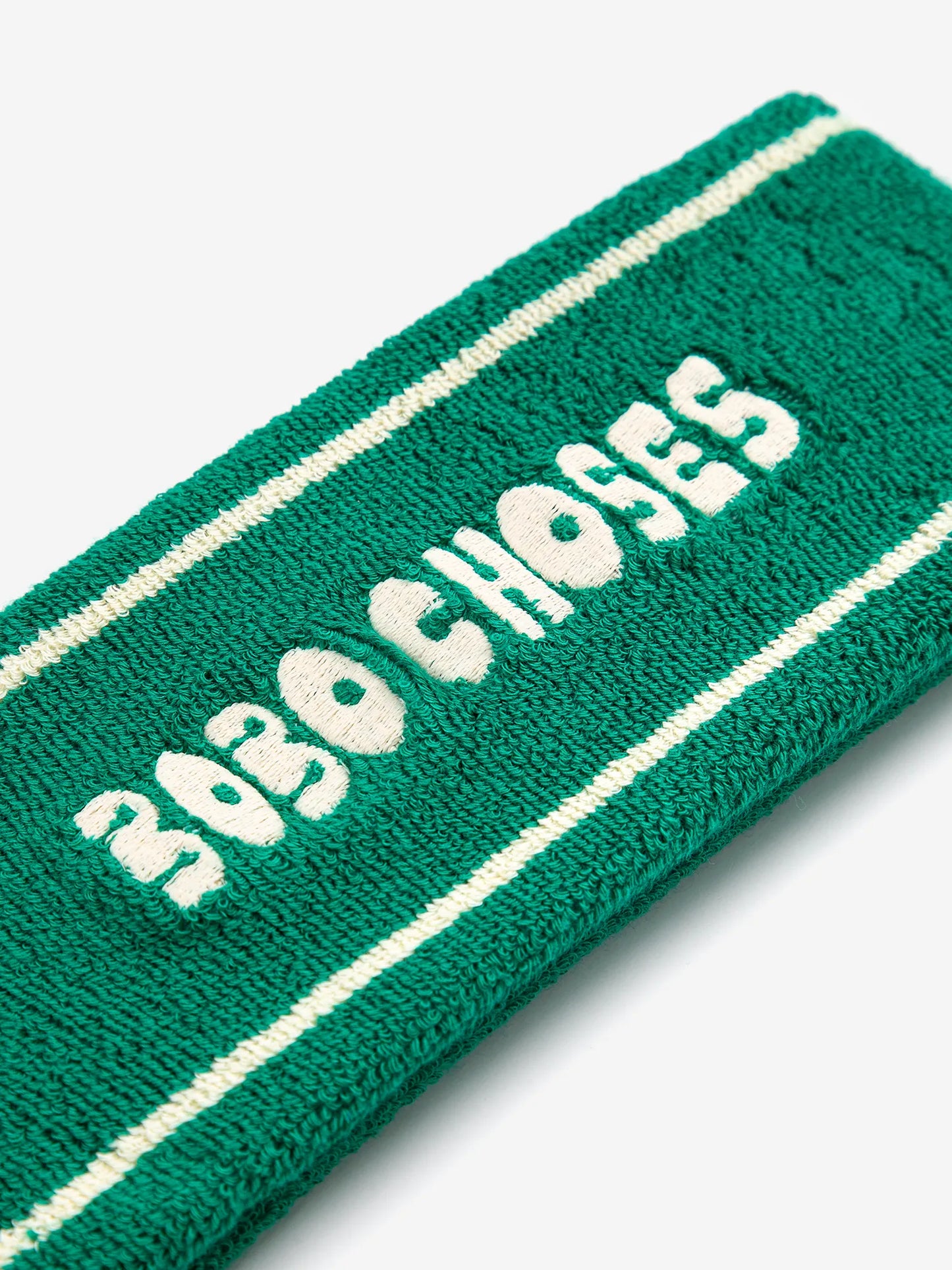 Bobo Choses green terry headband