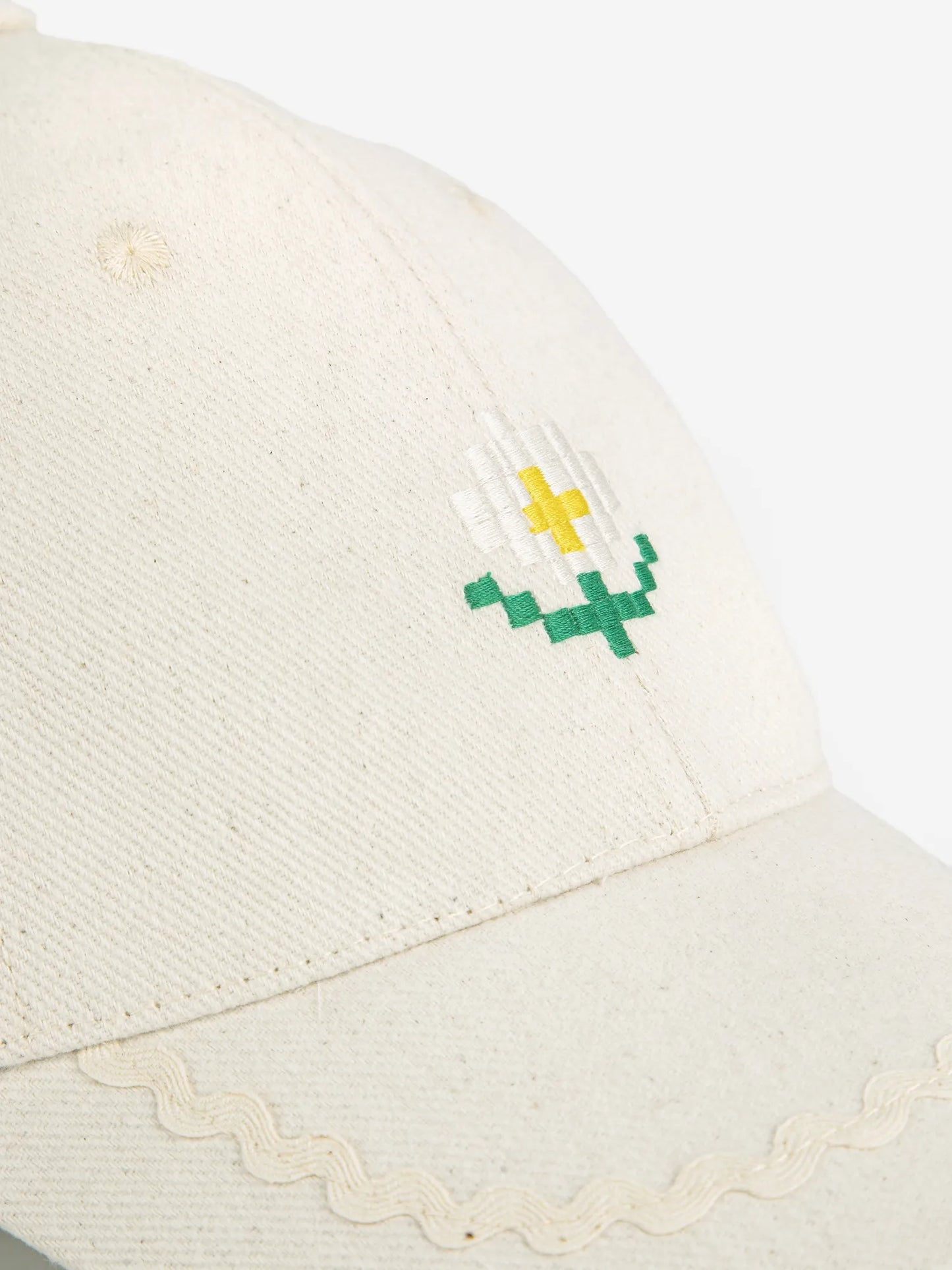 Pixel Daisy twill cap