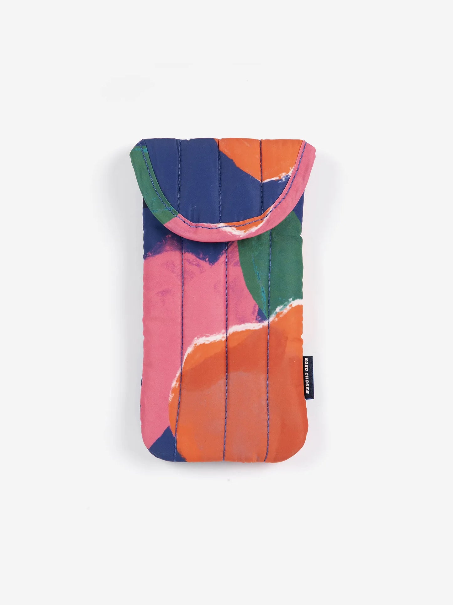 Blooming color padded sun glasses case