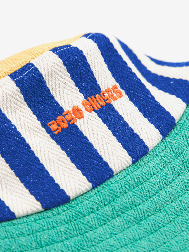 Color block cotton hat
