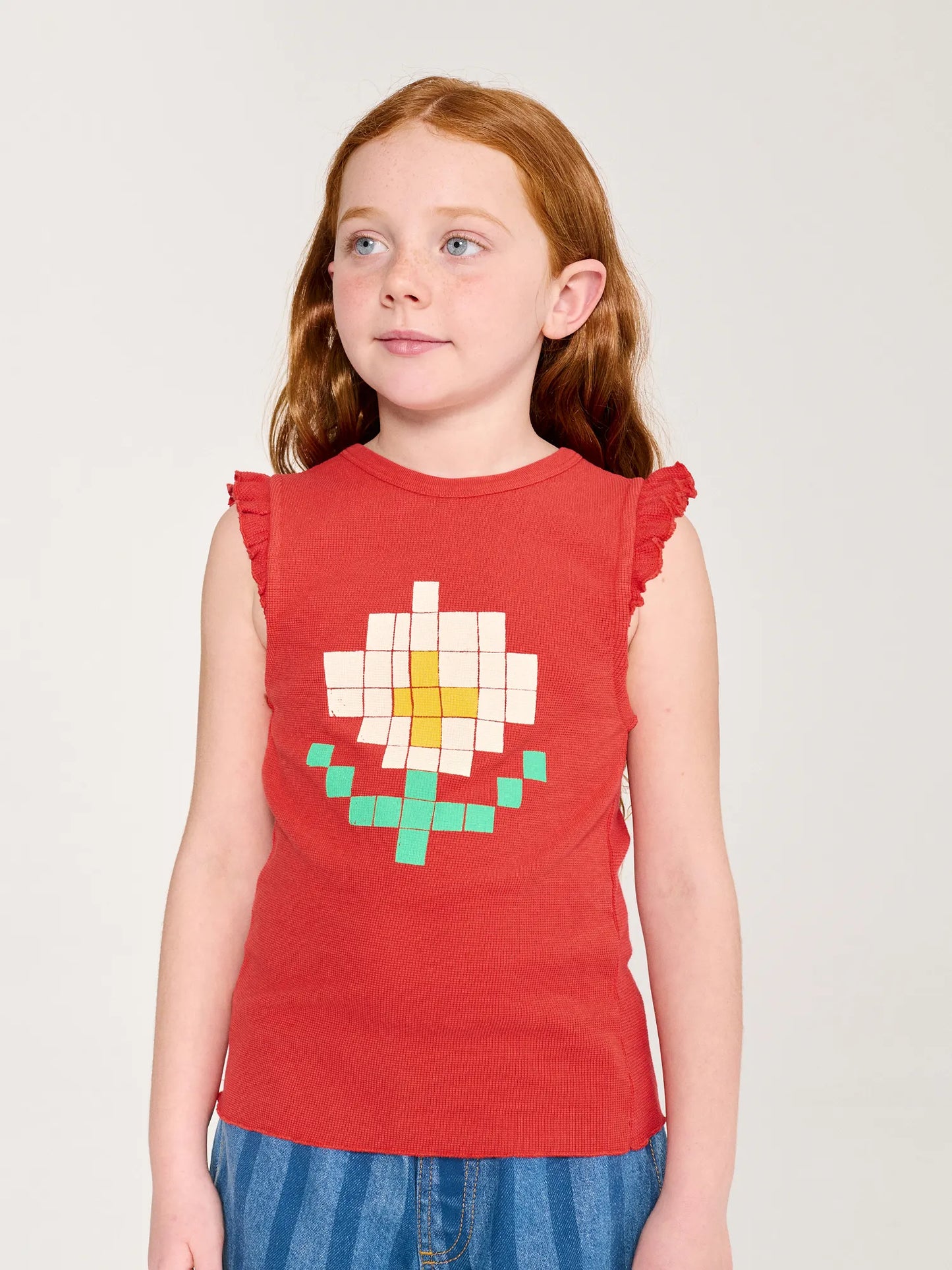 Rüschentop Pixel Daisy