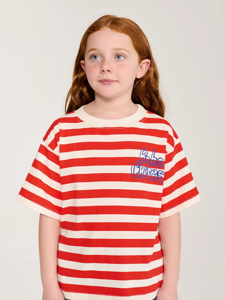 Bobo Choses By Hand Striped T-shirt