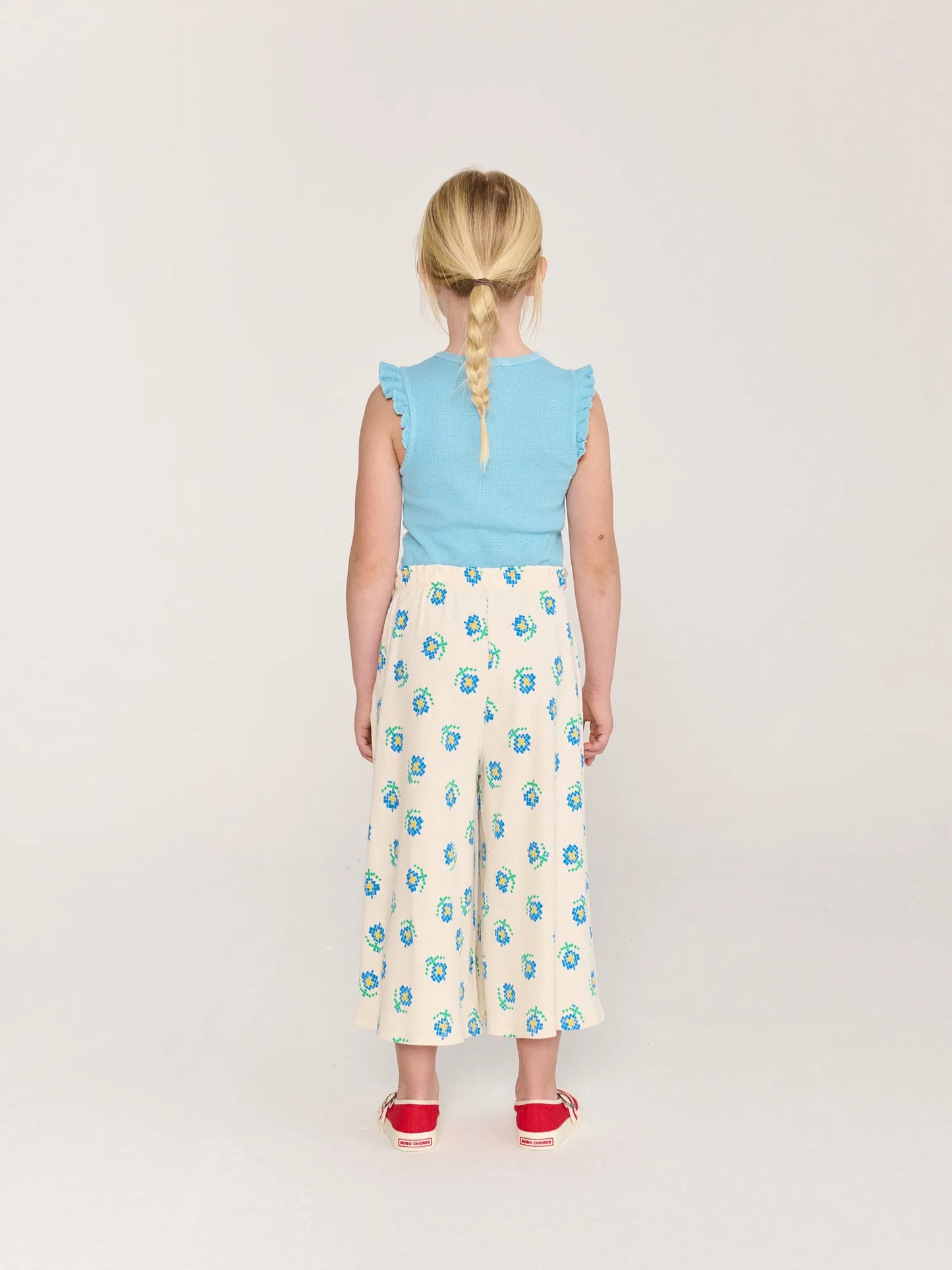 Pantalón culotte Flower Pixel all over