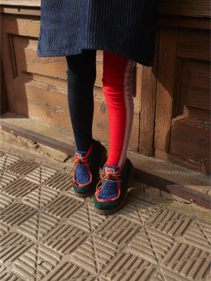 Compas Wallabee sheepskin shoes