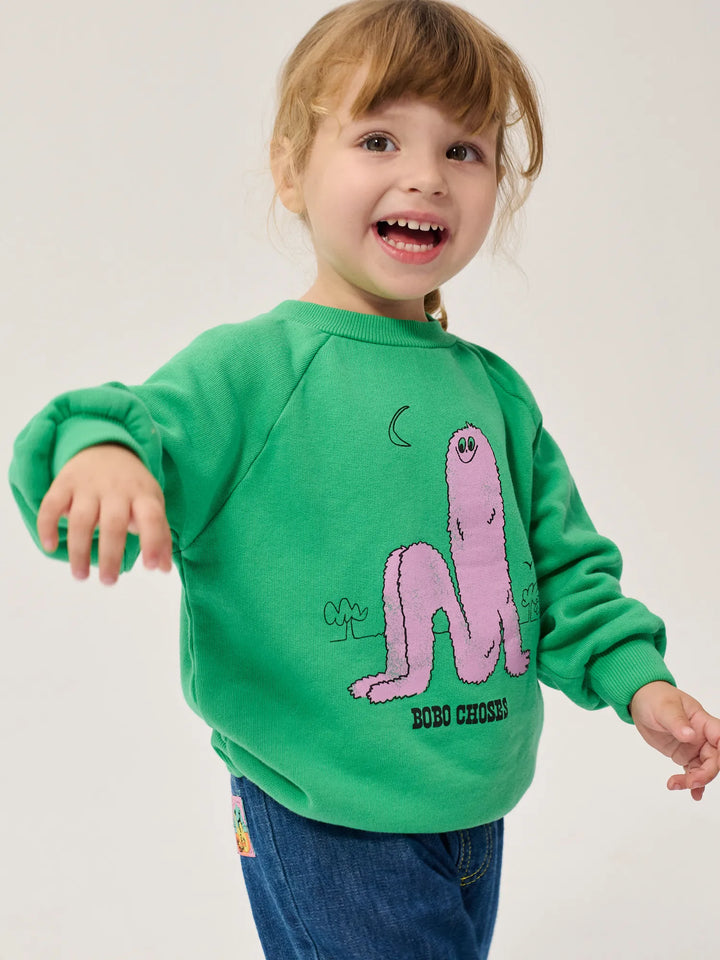 Long Pinky Puff sweatshirt