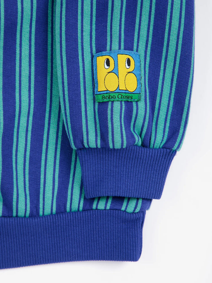 Booo Bo Choses Tag stripes sweatshirt