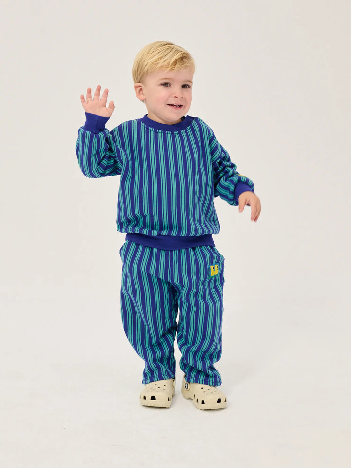 Booo Bo Choses Tag stripes sweatshirt