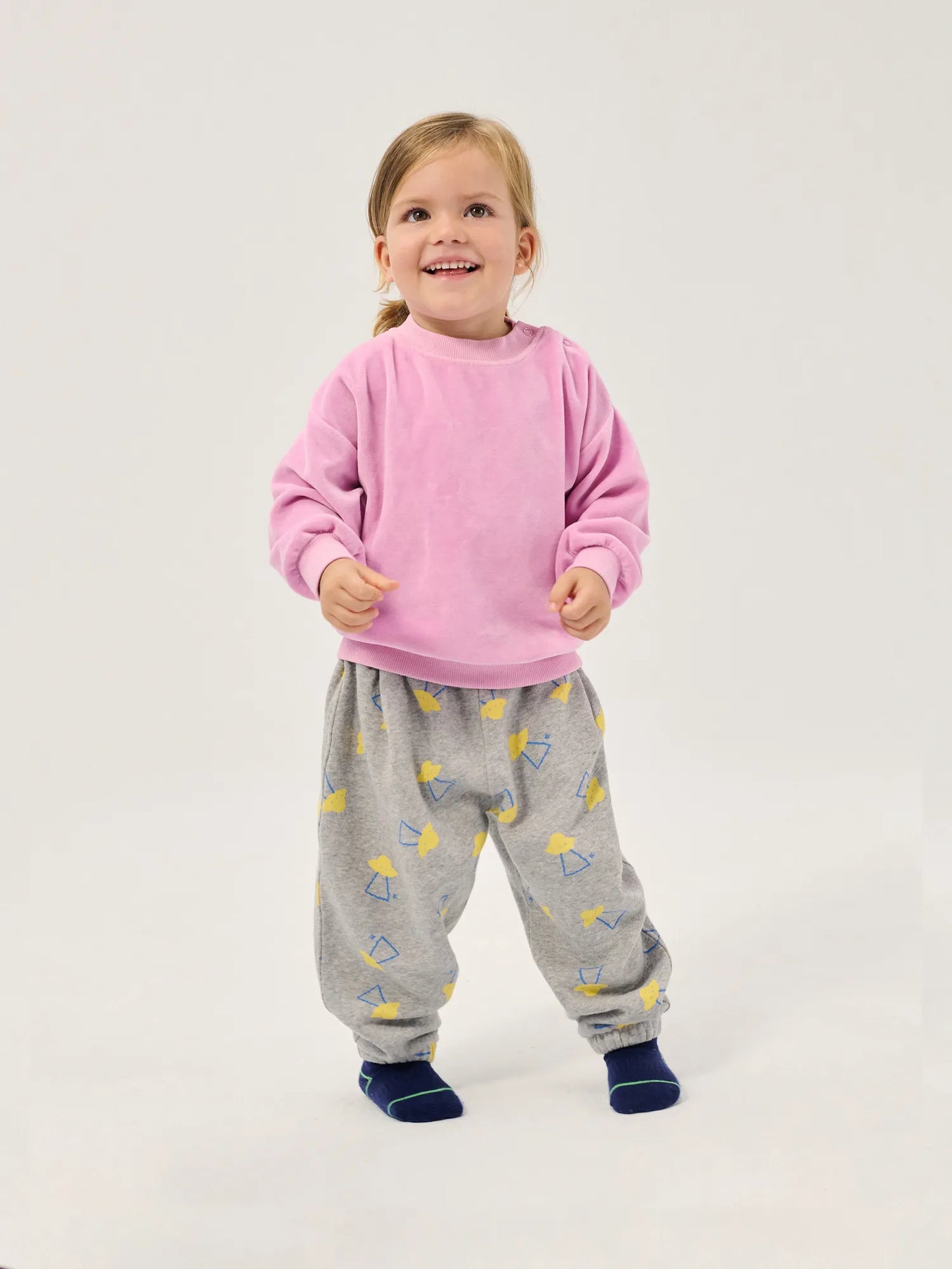 Booo Bo Choses Tag velvet sweatshirt