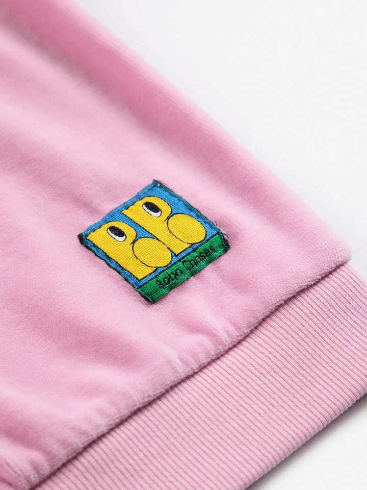 Booo Bo Choses Tag velvet sweatshirt