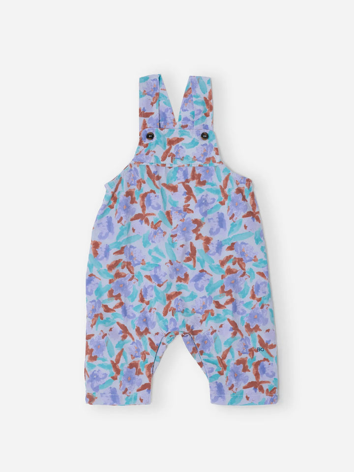 Watercolor all over corduroy overall