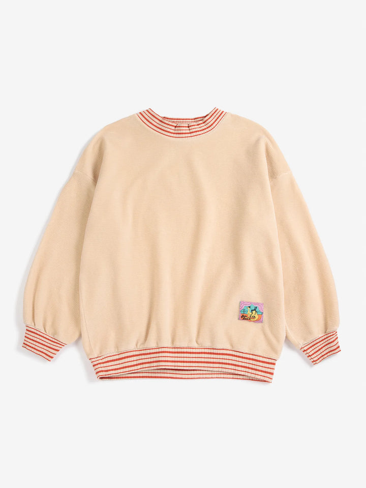 Taxi Saurus Tag velvet sweatshirt