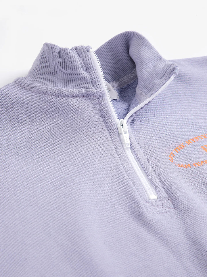 Mystery BC half zipped sweatshirt