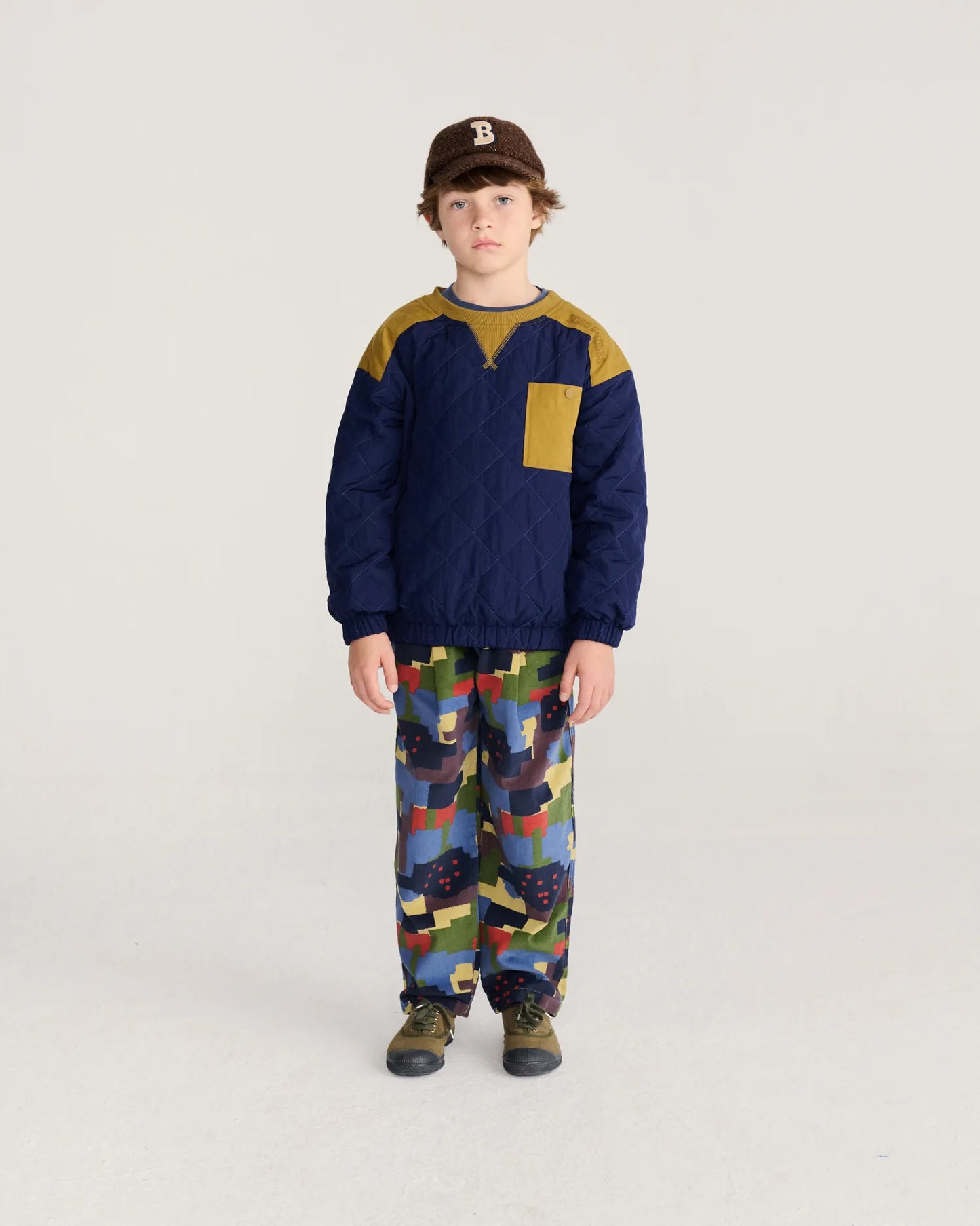 Bobo Choses quilted sweatshirt