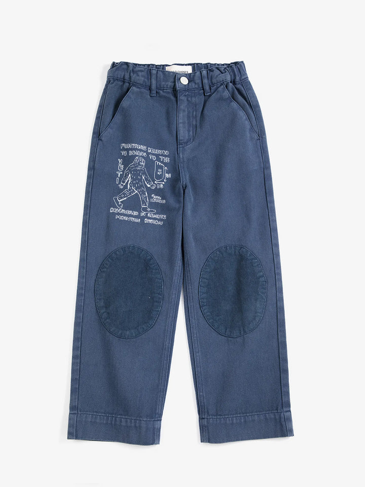 Mr. Footish knee pads woven pants