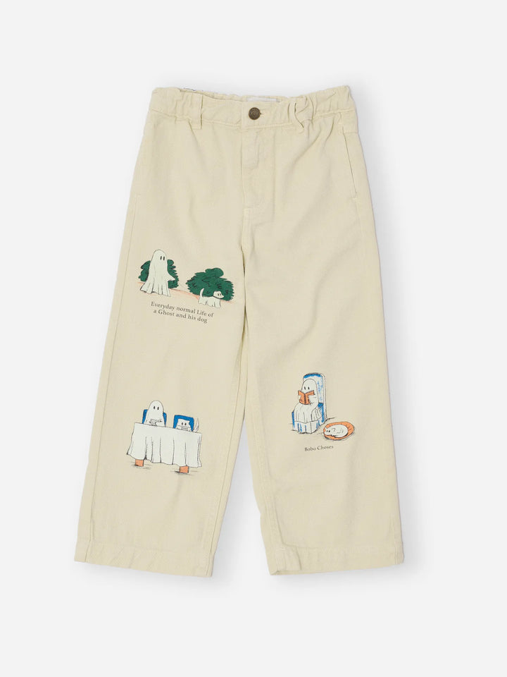 Everyday Ghosts twill pants