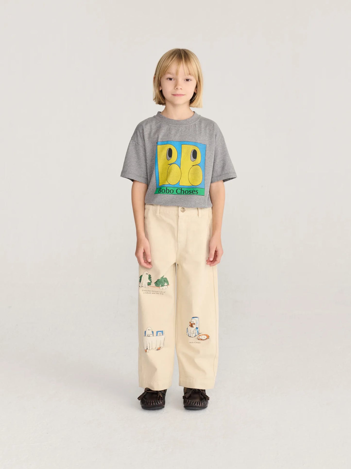Everyday Ghosts twill pants