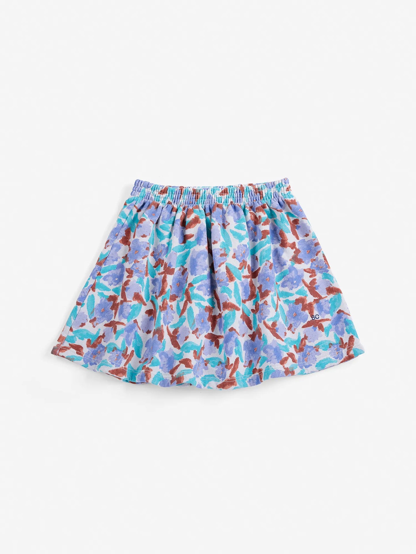 Watercolor all over fleece skirt