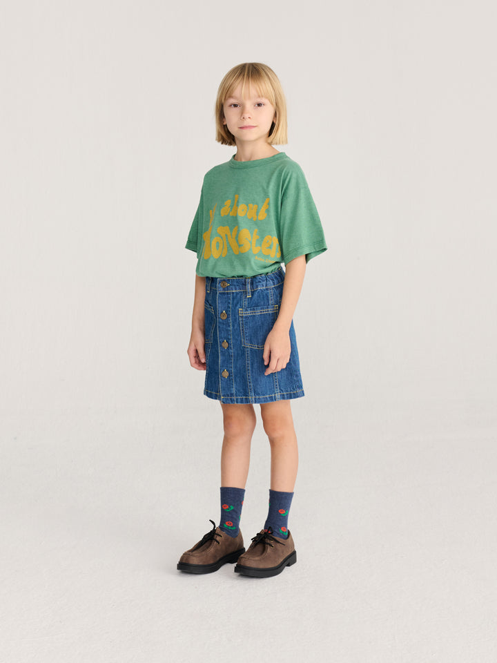 Booo bo Choses Tag denim skirt