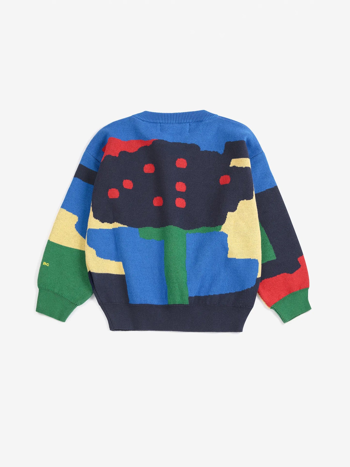 Paint Forest all over jacquard jumper