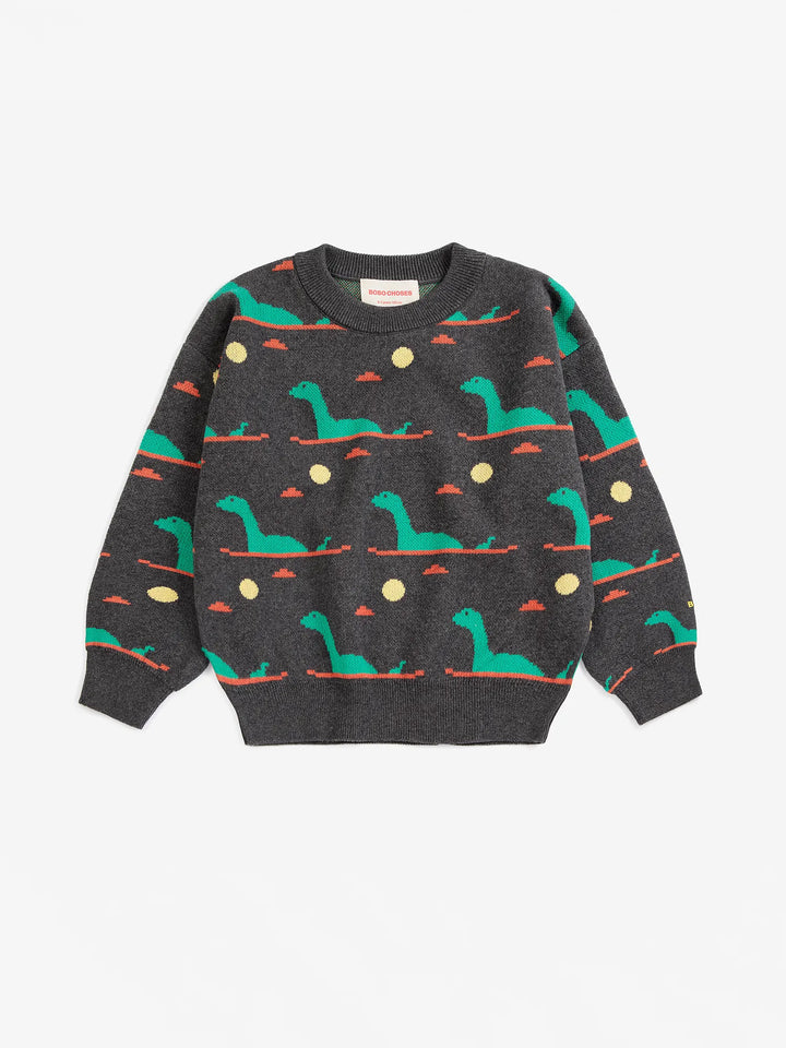 Lake Monster all over jacquard jumper