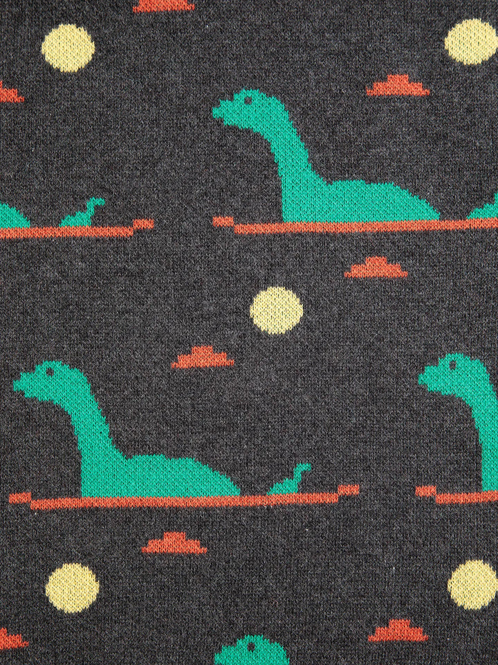 Lake Monster all over jacquard jumper